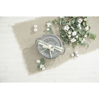 Кокот круглий 22 см, сірий Staub