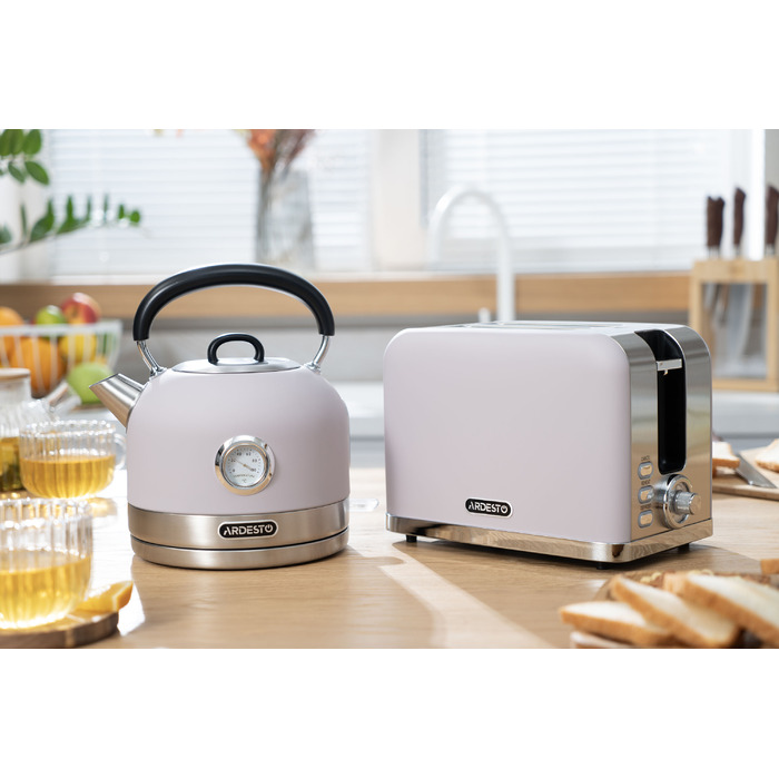ARDESTO Електрочайник EKL-F500L, 1.7л, метал, мат, Otter, ліловий
