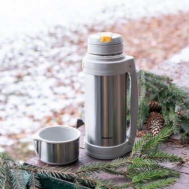 Термос Fissman 1000 мл нержавіюча сталь (9849)