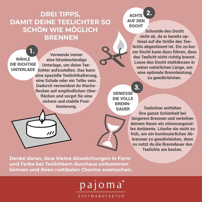 Ароматичні чайні свічки Pajoma 90, 3x30 шт. , ароматичні свічки, багато ароматів на вибір, висота 1,5 см, діаметр 3,5 см (яблуко-кориця, 30)