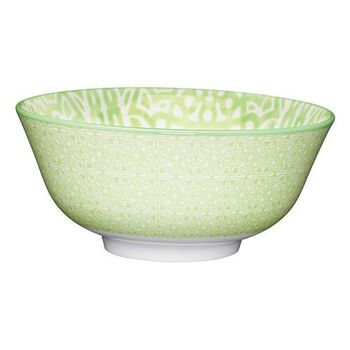 Миска Kitchen Craft GREEN TILE, керамика, диам. 16 см, 500 мл