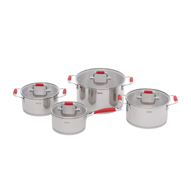 WERNER Набір посуду ROCCO RED 8 предметів 50260 GIPFEL
