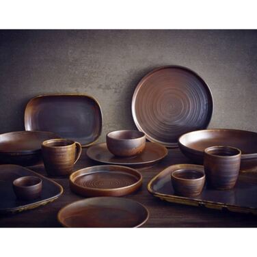 Тарелка круглая 27,5 см, Terra Porcelain Rustic Copper, GenWare