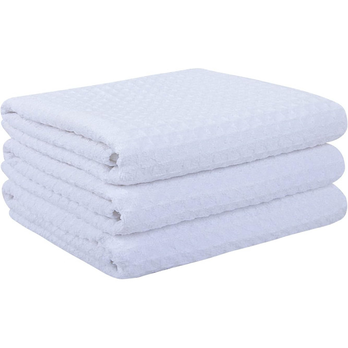 Кухонні рушники VIVOTE, рушники для гостей, подарункові, 40x60 см, 2 шт., м&39які кухонні рушники, абсорбуючі рушники (білі)