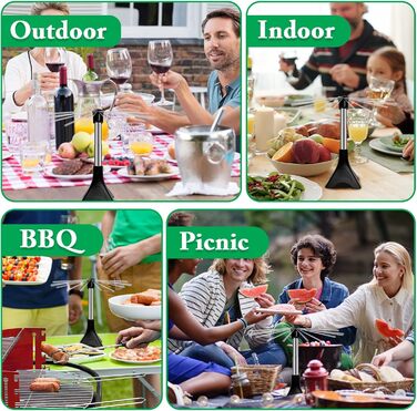 Вентилятор відлякувач мух 3 шт чорний PTHTECHUS