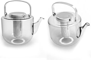 Чайник со вставкой ситечка, стеклянный с термостойким ситечком 1,3 литра Viva Scandinavia