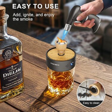 Набір для копчення коктейлів 14 предметів Pidemeo