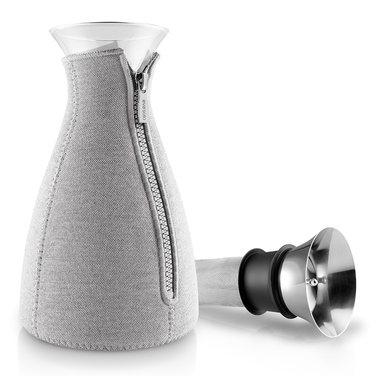 Кавовий глечик в неопреновому чохлі 1 л світло-сірий Cafe Solo Eva Solo
