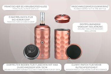 Охладитель для вина с розовой крышкой PRIMØ germany