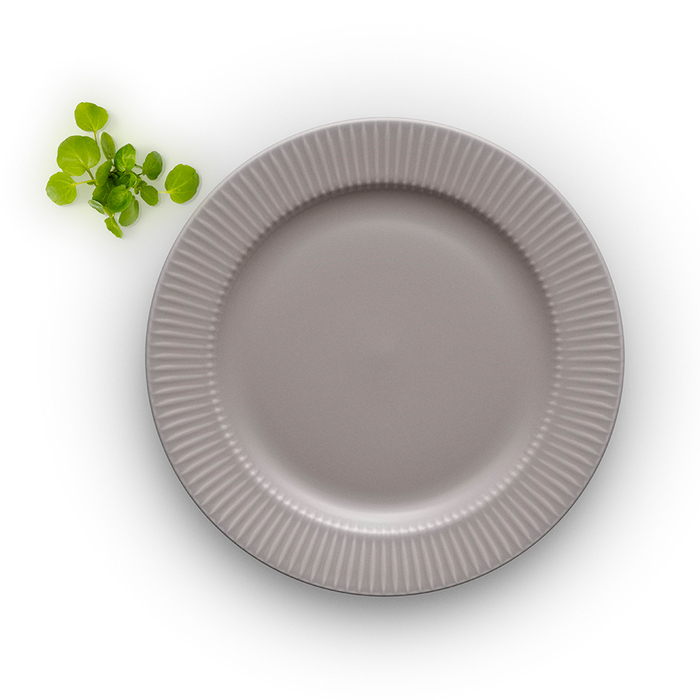 Тарілка Ø 22 см сіра Legio Nova Eva Solo