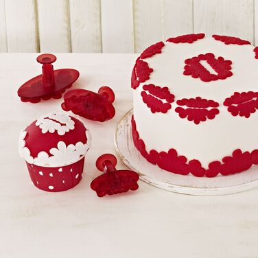 Набір штампів для тесту вигляді орнаменту, 3 предмета, RBV Birkmann