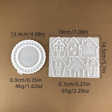 Силіконова форма EPODA 3 шт. Різдвяна ялинка, форми для лиття Annenbaum, силіконова гіпсова форма для лиття свічок, форми для лиття, силіконові форми для ялинки своїми руками (Z2)