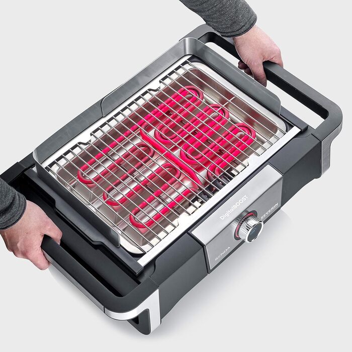 Електричний гриль PG 8114 настільний з OLED-дисплеєм Severin