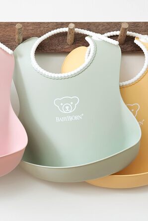 Слюнявчик для дітей, блідо-зелений BabyBjörn