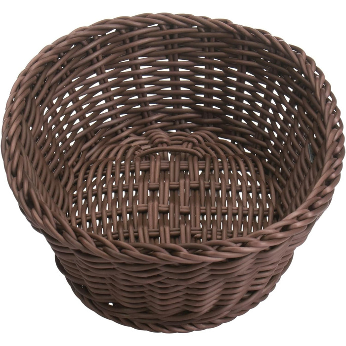 Багатоцільовий кошик, підходить для готелів і громадського харчування, овальний, приблизно 32 x 23 x 7 см, коричневий Saleen