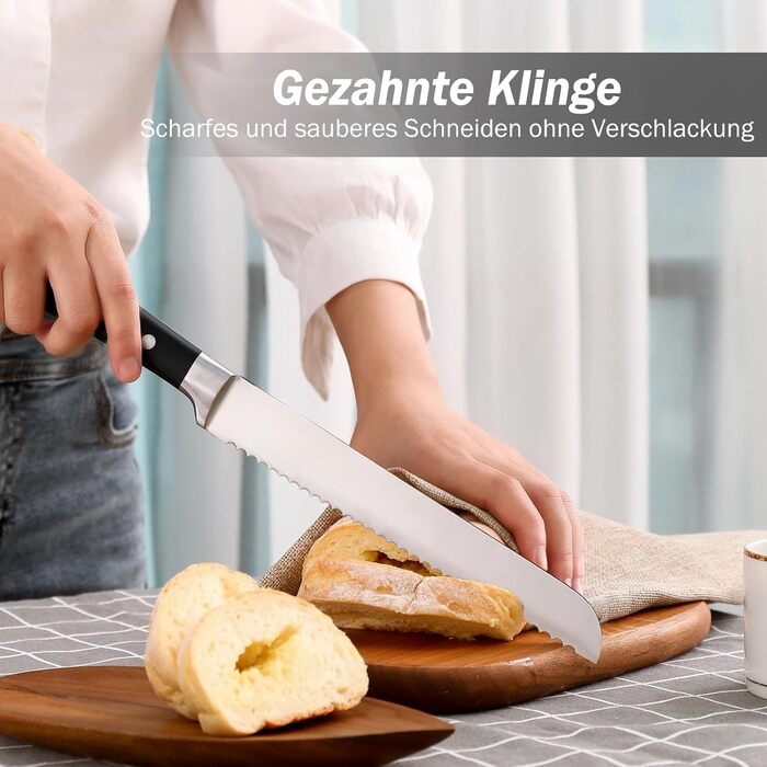 Ніж для хліба 20 см Classic SHAN ZU