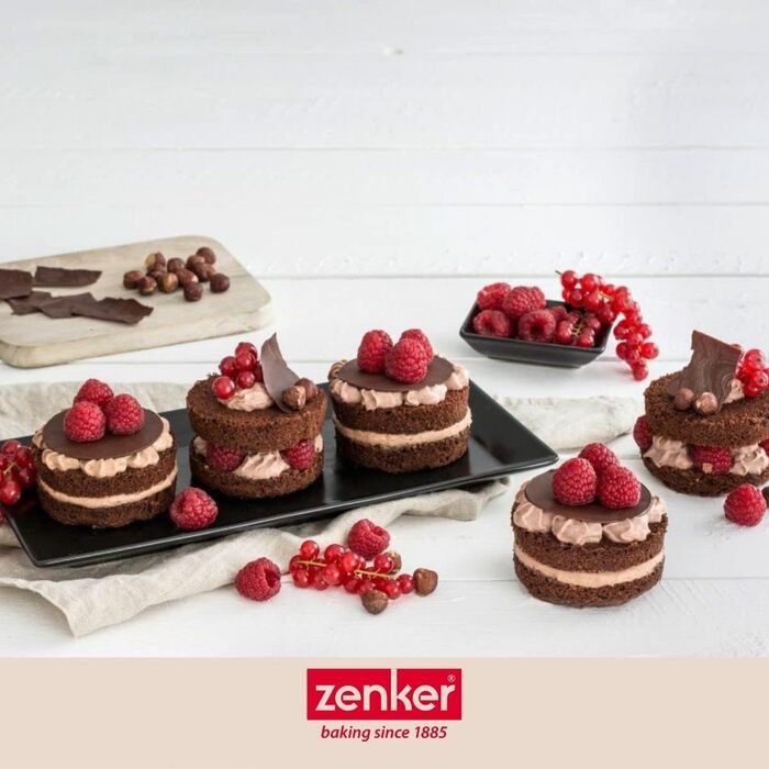 Набір форм для випікання крафіна 12 предметів, чорний Zenker