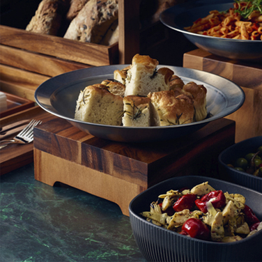 Блюдо глубокое 3 л, 35 см, Vintage Steel, GenWare