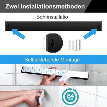 Магнітний тримач для ножів із 3 гачками 50 см Trhillsbrad