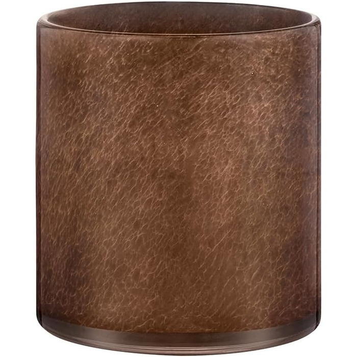 Свічник скляний, розмір M, 12 x 12 см коричневий SAGA Blomus