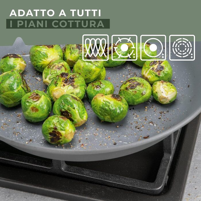 Сковорода 20 см, зеленая Ecolution Fackelmann