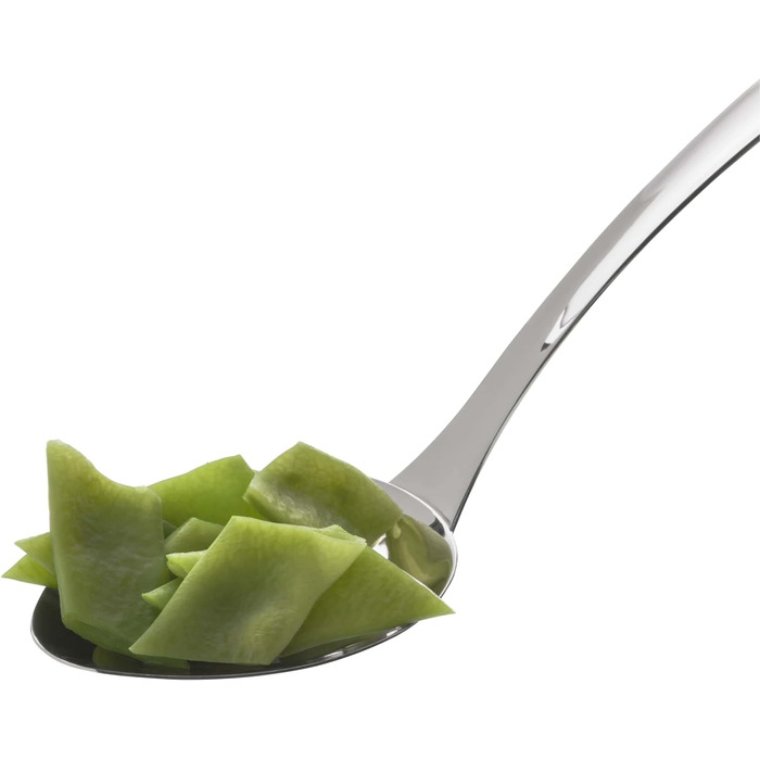 Ложка для спагетти 32 см, нержавеющая сталь Cromargan, частично матовая, идеально подходит в качестве щипцов для пасты и спагетти, можно мыть в посудомоечной машине (комплект с сервировочной ложкой 32 см)