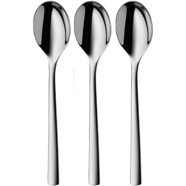 Набір ложок Silit Trend, 21,2 см, 3 шт., з полірованої нержавіючої сталі, стійкі до корозії, столові та супові ложки, стійкі до подряпин, безпечні для посудомийної машини, довговічні