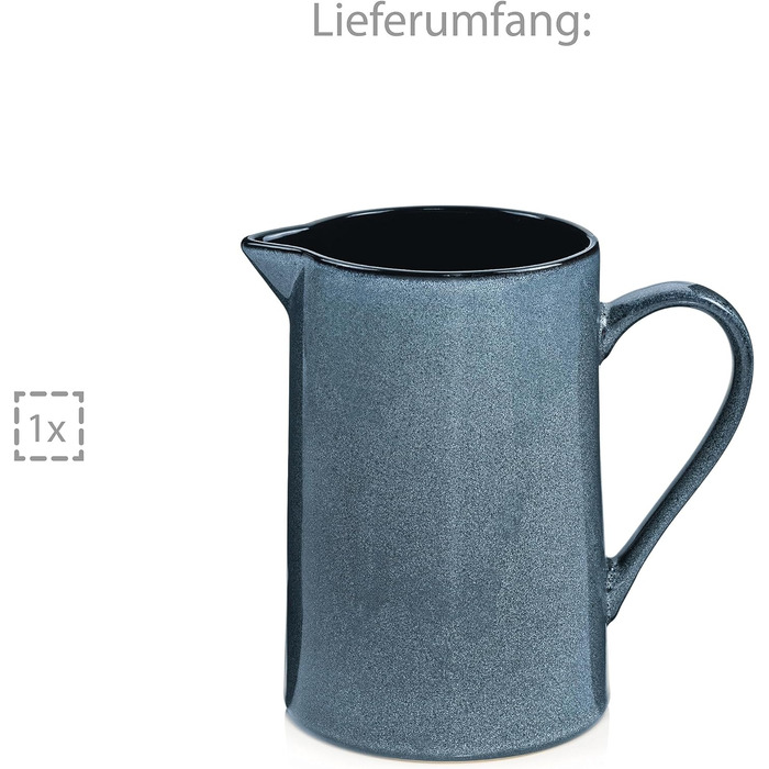 Співачка Набір молока та цукру Darwin 3 шт., Цукорниця та набір глечиків для молока Кераміка, Цукорниця з кришкою та глечиком для молока, Контейнер для молока та дозатор для цукру ручної роботи, Контейнер для цукру Blue (набір кави та тістечок)