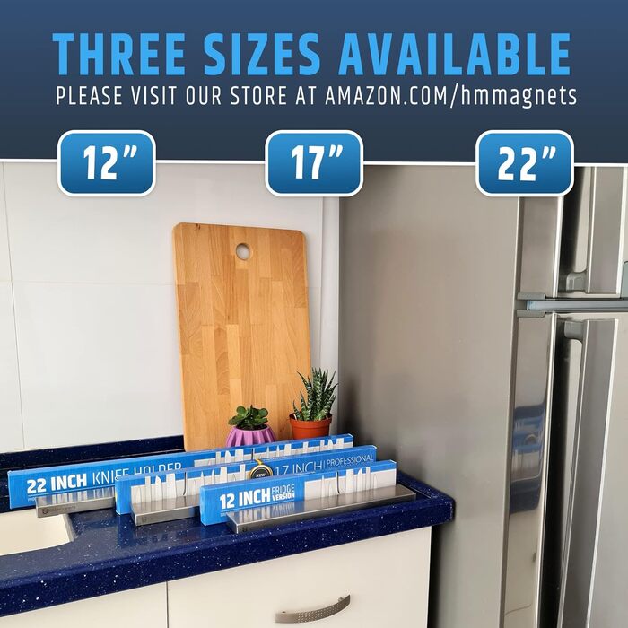 Преміальний 61-сантиметровий магнітно-смуговий ніж для стіни HMmagnets