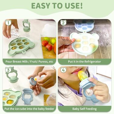 Набір силкіконових ніблерів для дітей 2 шт. viriech