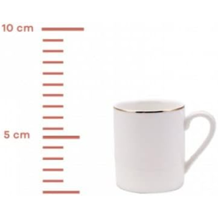 Набір чашок кавових на 6 персон, 12 предметів Elda Karaca