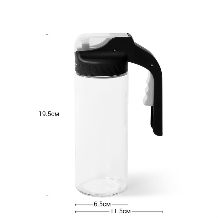 Пляшка для олії 400 мл скло Fissman