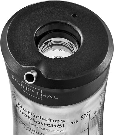 Дозатор для масла и уксуса 500 мл со стеклянным фильтром Silberthal