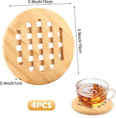 Набор подставок под горячее 4 шт 15 см VFANDV
