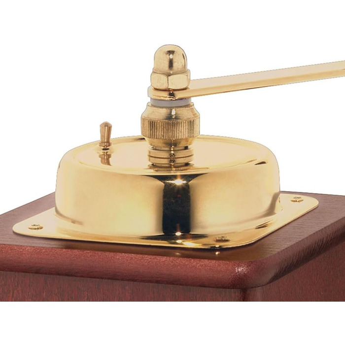 Ручна кавомолка Zassenhaus BRASILIA Бук 12 x 12,5 x 20 см для помелу кавових зерен Плавне регулювання помелу з оригінальною кавомолкою Zassenhaus (червоне дерево)