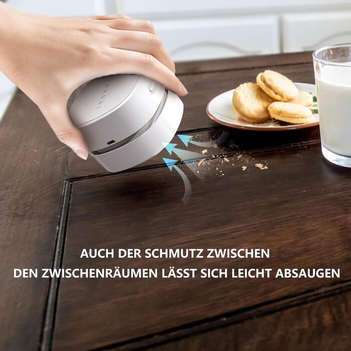 Міні-пилосос бездротовий білий IGOKOTI