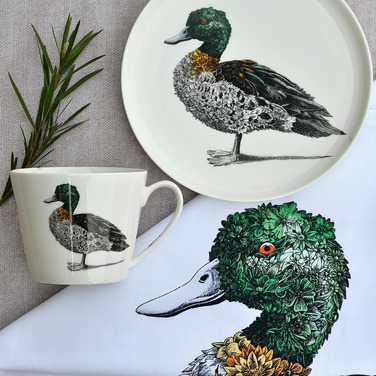 Кружка для чая Maxwell Williams Duck Wren MARINI FERLAZZO, фарфор, 13 х 10,5 х 8,5 см, 450 мл