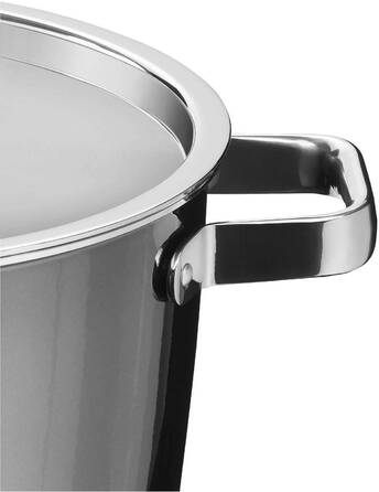 Каструля 24 см Чорна Fusiontec Aromatic WMF