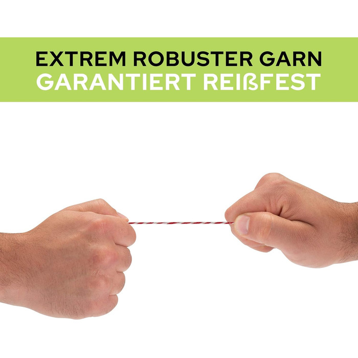 Шпагат кухонний 200 м червоно-білий Rietlow