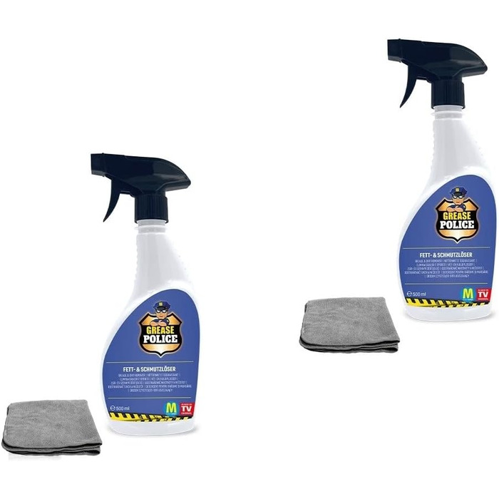 Средство для мытья вытяжек 2х500 мл и салфетки из микрофибры Mediashop