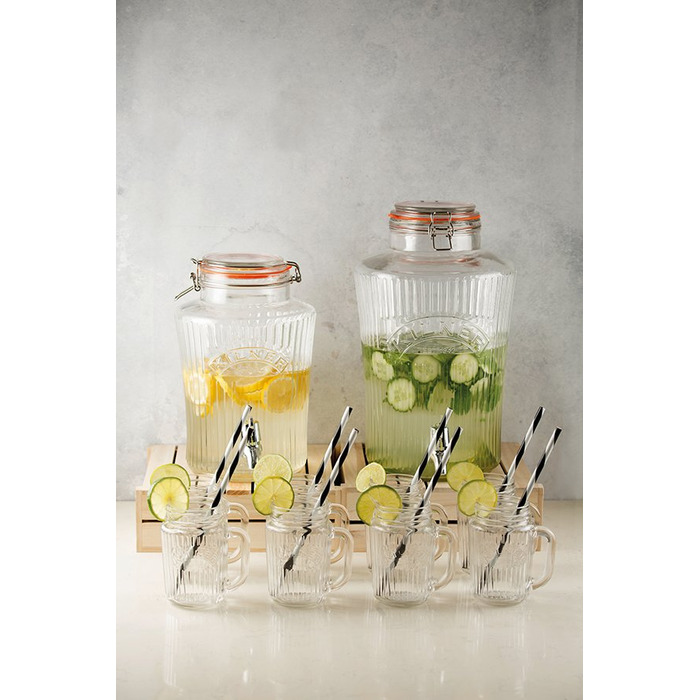 Диспенсер для напоїв 8 л Vintage Kilner