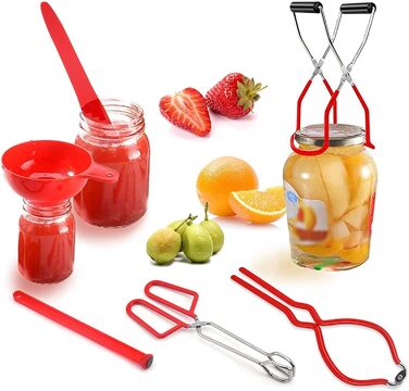 Набір для консервації 6 предметів червоний FREE WOLF