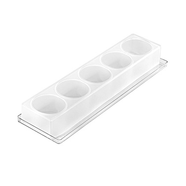 MUL1-70-45 Форма силіконова для тістечок + підставка d 70 мм, h 45 мм