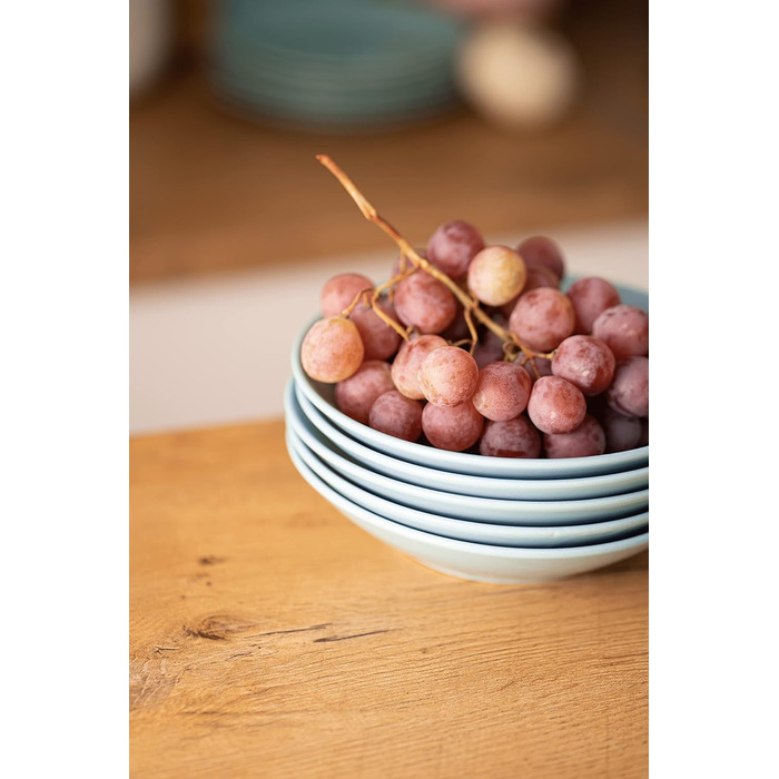 Набор из 6 тарелок для супа 21 см Konsimo