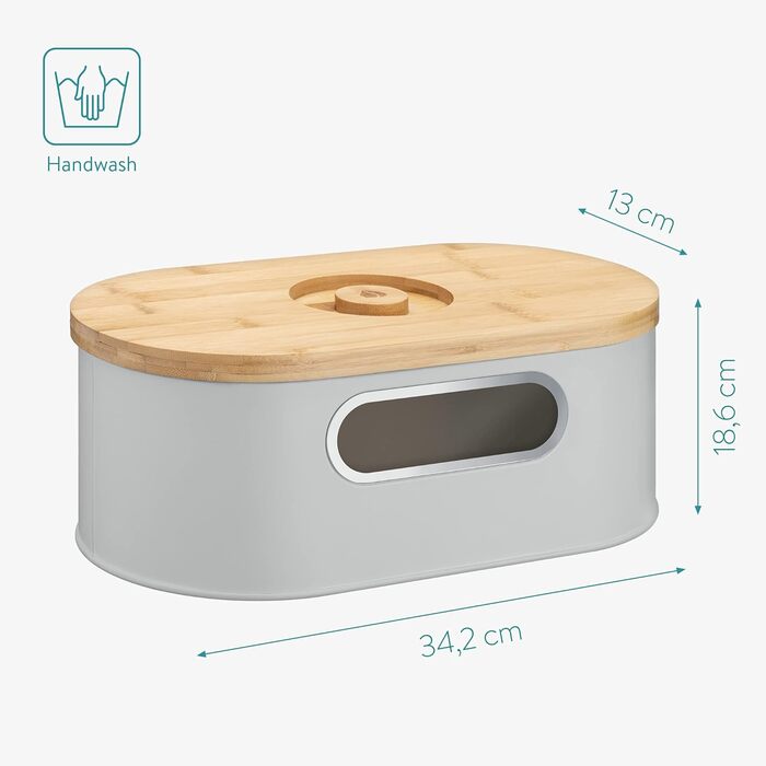 Хлібниця з дерев'яною кришкою, таупова Navaris