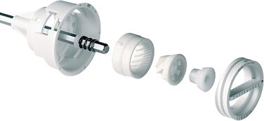 Франкфуртський млин для перцю, оливкова деревина, оливкова деревина 18 см 18 см млин для перцю, 022223