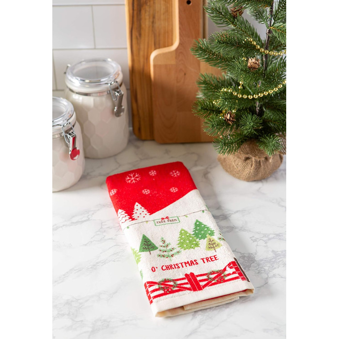 Набор из 2 рождественских кухонных полотенец 45,7 x 71,1 см, Tree Farm DII
