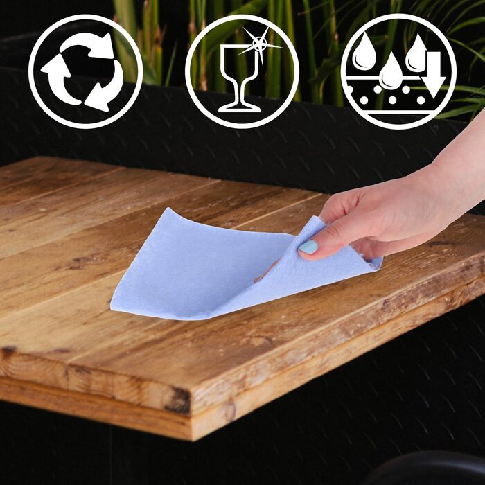 Серветки для прибирання кухні 120 шт 18 x 28 см com-four