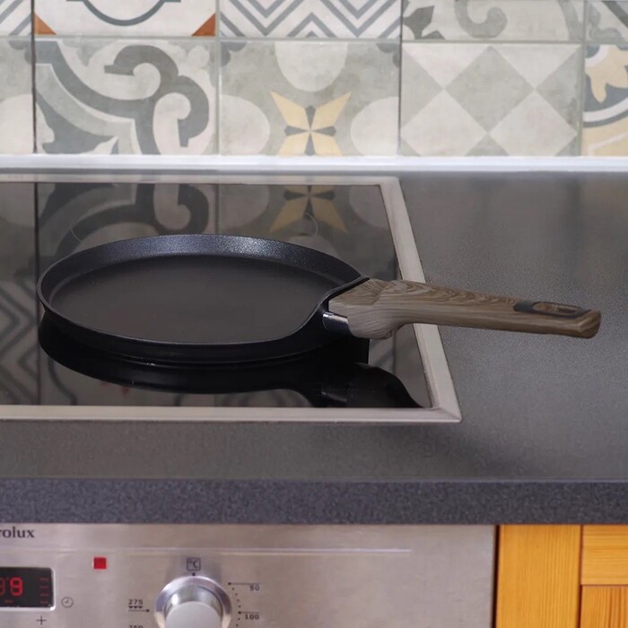 Сковорідка для млинців Fissman MELANI 22 см алюміній з антипригарним покриттям (4248)