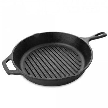 Чавунна гриль-сковорода Ø30 з ручкою см GRILLI 777179 Код: 012702
